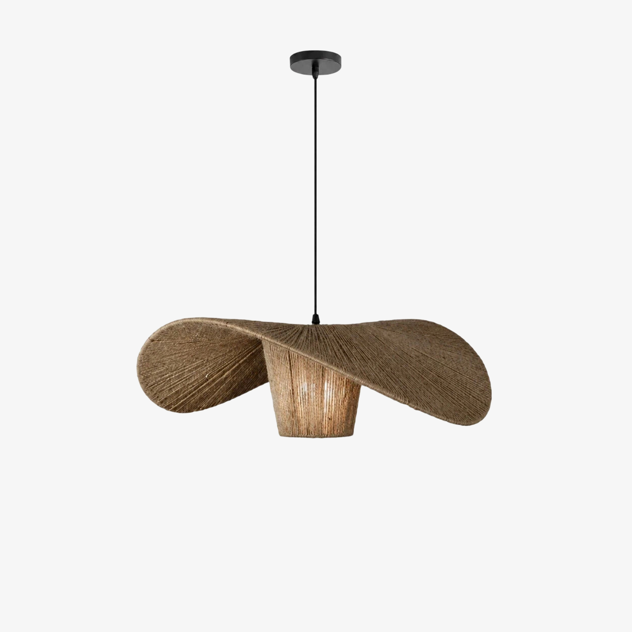 Dia 60 cm hemp rope pendant light
